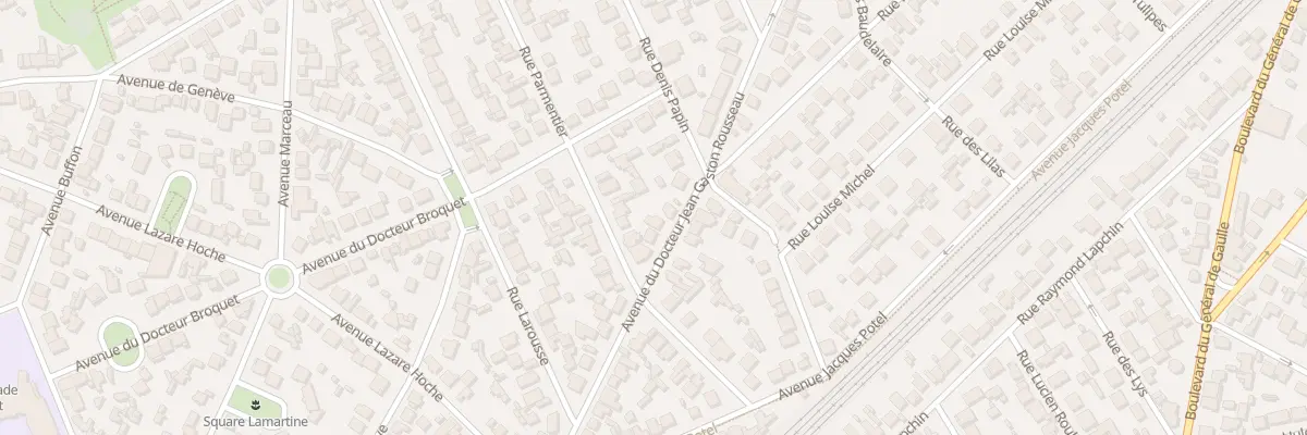 Plan du 23 Rue Jean Gaston Rousseau à Goussainville
