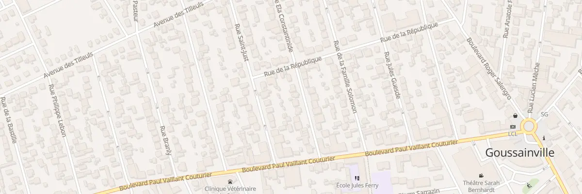 Plan du 15 Rue Ela Constantinide à Goussainville