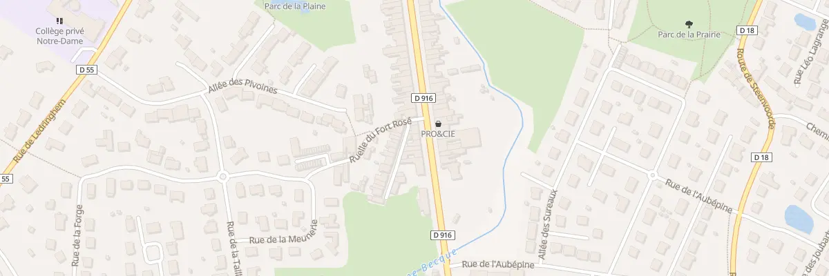 Plan du 60 Av Leclerc à Wormhout