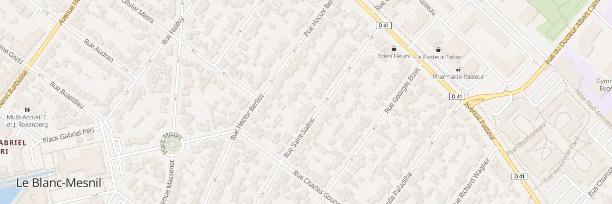 Plan du 49 Rue Saint Saens au Blanc-Mesnil