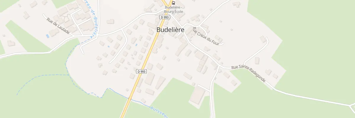 Plan du 13 Rue Sainte Radegonde à Budelière