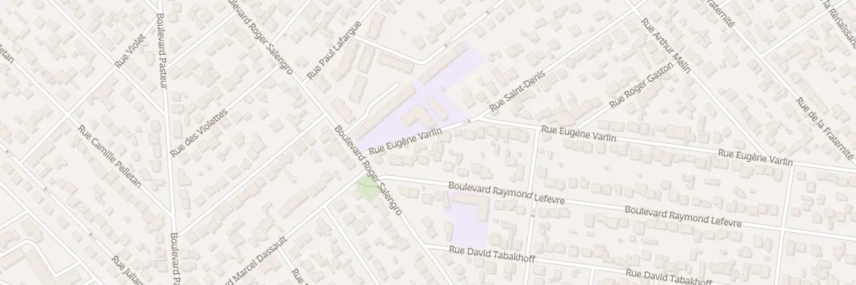 Plan du 8 Rue Eugène Varlin à Goussainville
