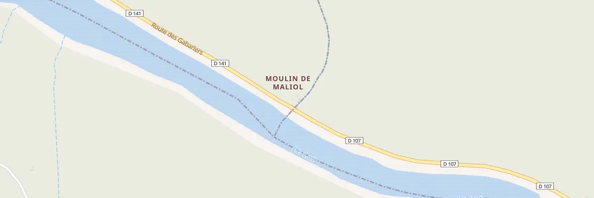 Plan du 5095 Lagarrigue Est à Vieillevie