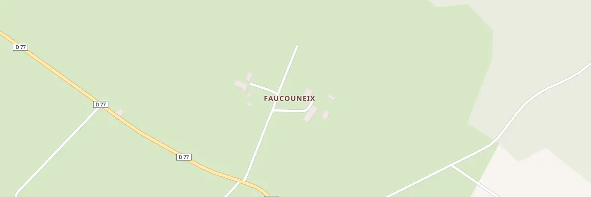 Plan du 2 Le Faucouneix à Feyt