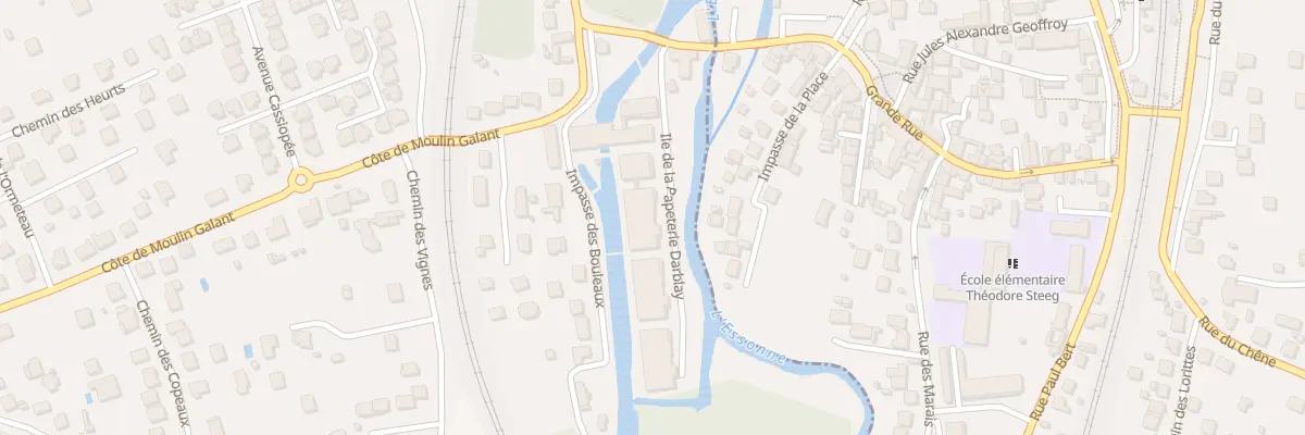 Plan du 2 Ile Papeterie Darblay à Villabé
