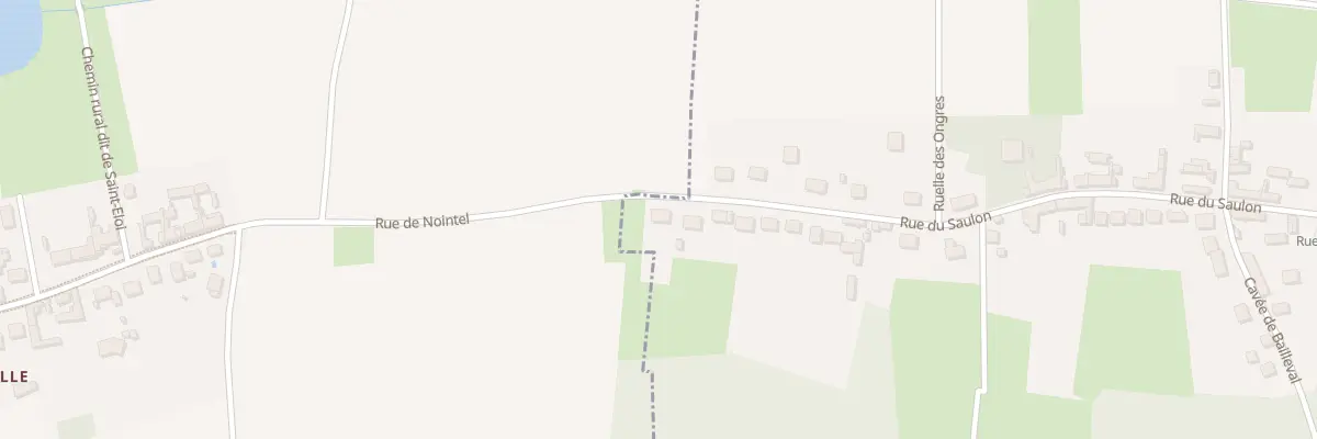 Plan du 61 Rue du Saulon à Nointel