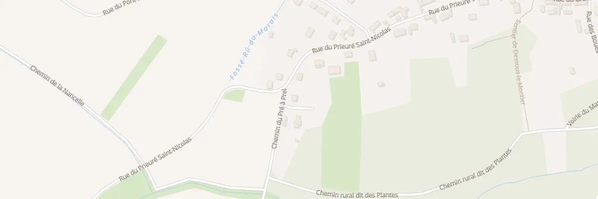 Plan du 39 Rue du Prieuré Saint-nicolas à Bailleval