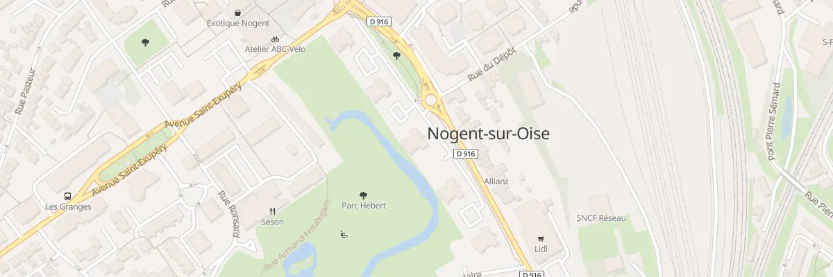 Plan du 6 Rue Gambetta à Nogent-sur-Oise