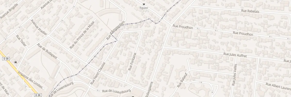Plan du 22 Rue Fontaine à Bobigny