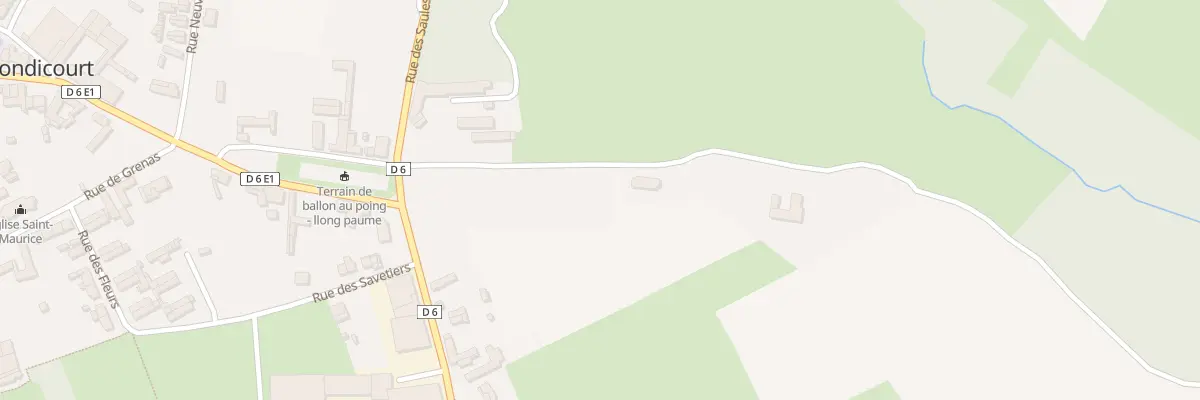 Plan du 6 Rue Andru à Mondicourt