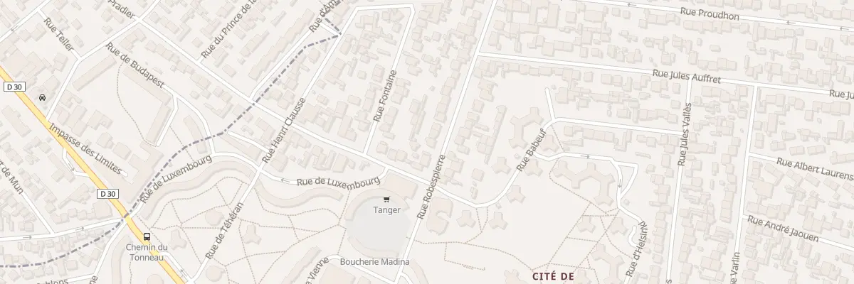Plan du 53 Rue Robespierre à Bobigny