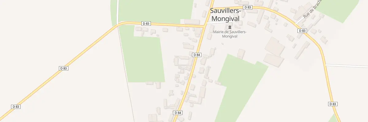 Plan du 10 Rue Raoul Barbier à Sauvillers-Mongival