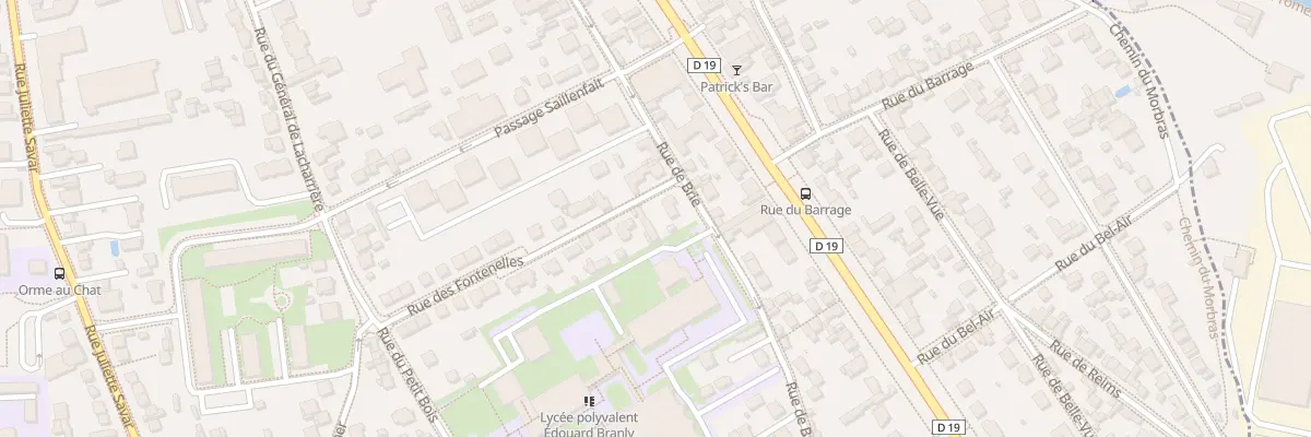 Plan du 1 Rue des Fontenelles à Créteil