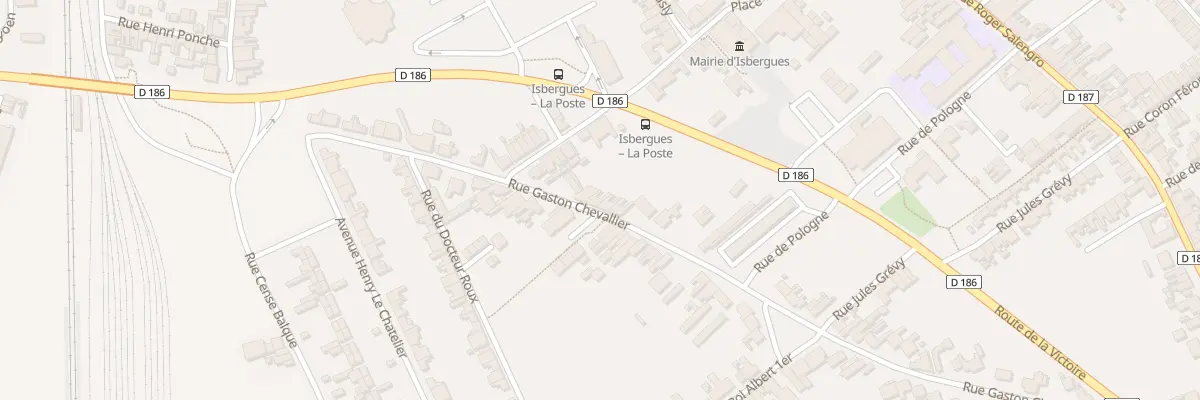 Plan du 229 Rue Gaston Chevallier à Isbergues