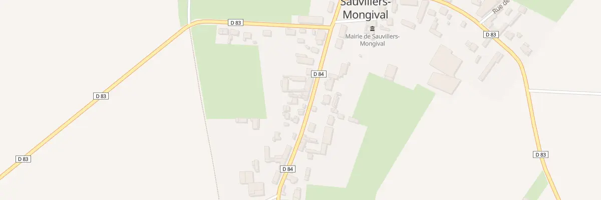 Plan du 14 Rue Raoul Barbier à Sauvillers-Mongival