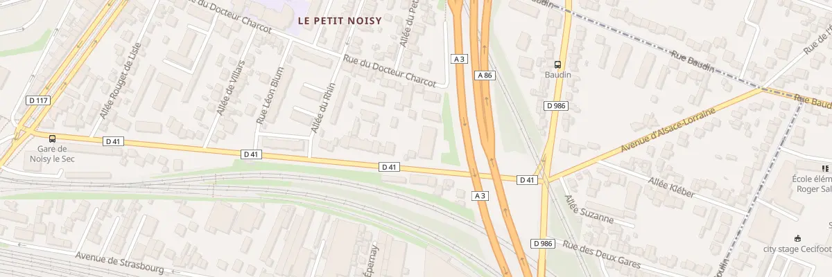 Plan du 73 Av d’Alsace Lorraine à Noisy-le-Sec