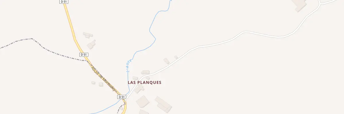 Plan du 6030 Las Planques à Labesserette