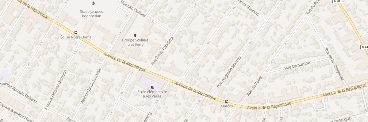 Plan du 9 Rue Richard Wagner au Blanc-Mesnil