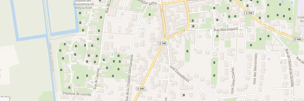 Plan du 24 Rue du Gen de Gaulle à Milly-la-Forêt