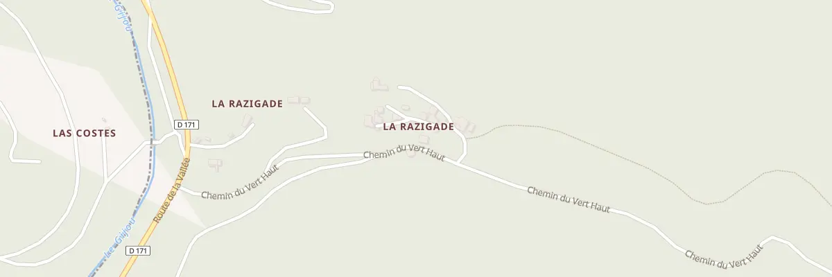Plan du 313 Che du Vert Haut à Lacaze