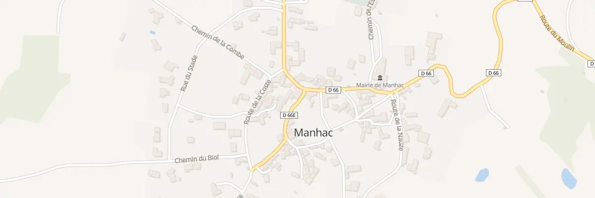 Plan du 5018 Manhac à Manhac