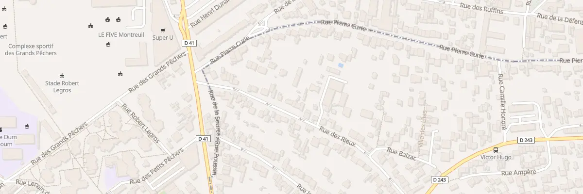 Plan du 60 Rue des Rieux à Fontenay-sous-Bois