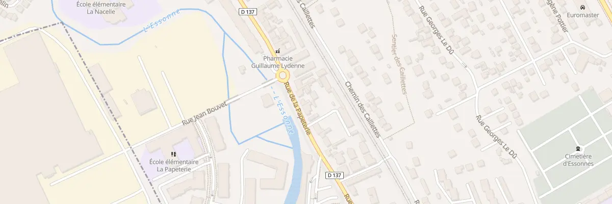 Plan du 93 Rue de la Papeterie à Corbeil-Essonnes