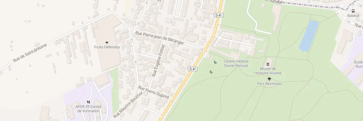 Plan du 114 Bd Théophile Sueur à Montreuil