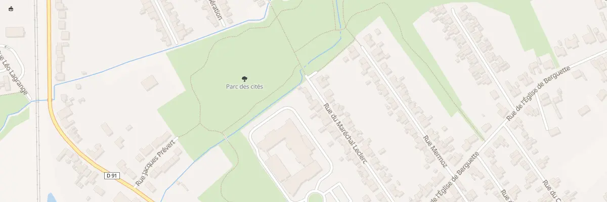 Plan du 33 Rue du Marechal Leclerc à Isbergues