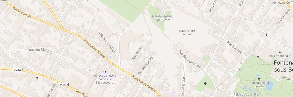 Plan du 6 Rue Albert 1er à Fontenay-sous-Bois