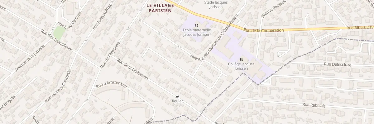 Plan du 34 Av des Martyrs Chateaubriant à Drancy