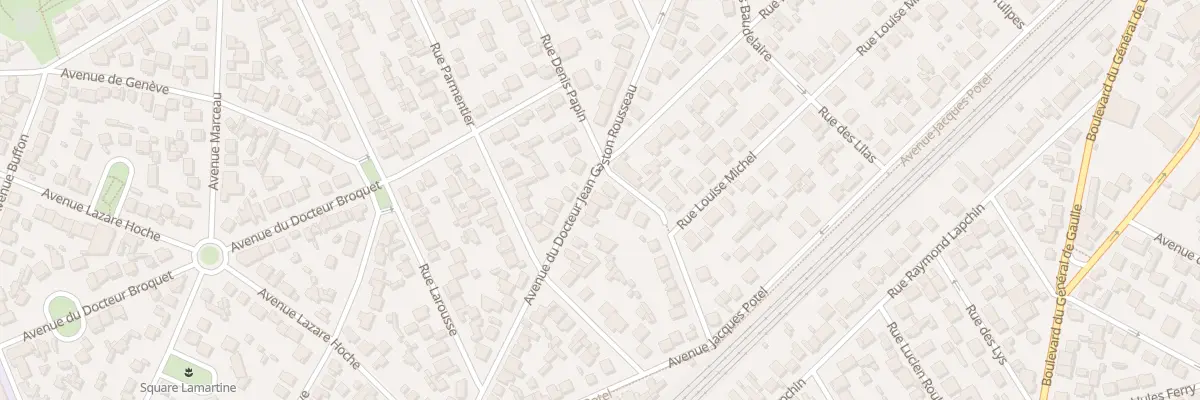 Plan du 36 Rue Jean Gaston Rousseau à Goussainville