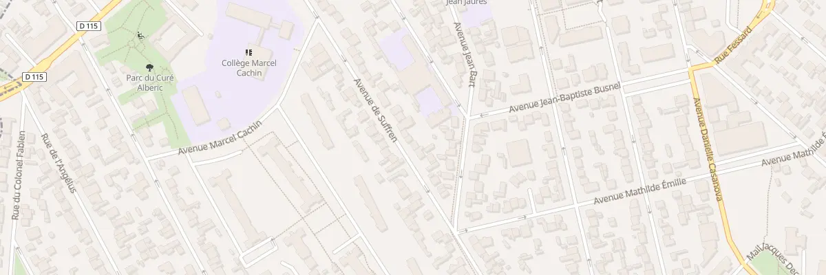 Plan du 49B Av de Suffren au Blanc-Mesnil