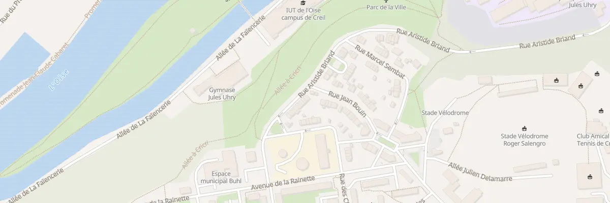 Plan du 37 Rue Aristide Briand à Creil