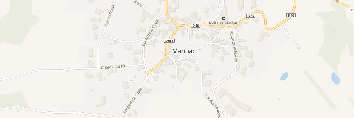 Plan du 5036 Manhac à Camjac