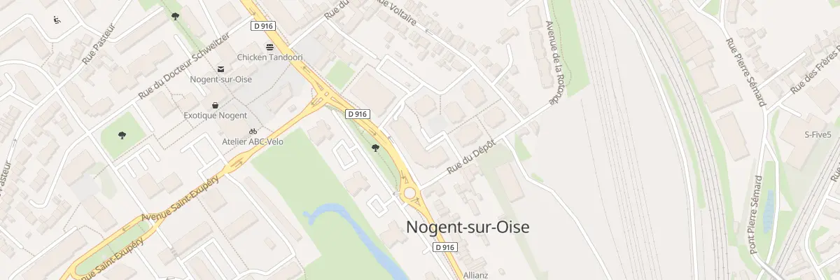 Plan du 3 Rue Gambetta à Nogent-sur-Oise