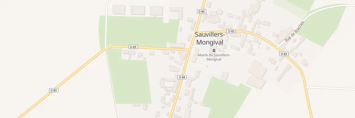 Plan du 4 Rue Raoul Barbier à Sauvillers-Mongival
