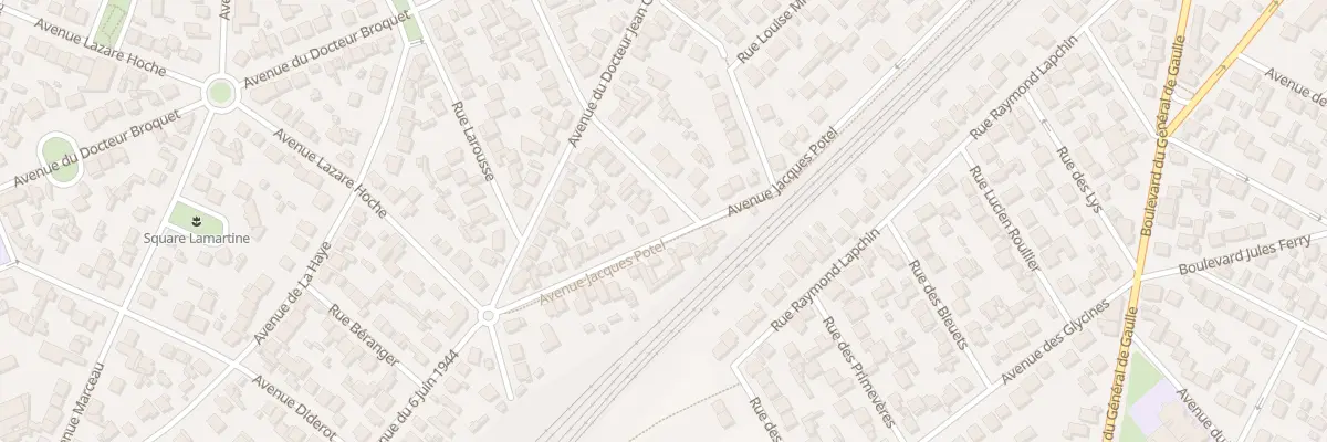 Plan du 1 Rue Parmentier à Goussainville
