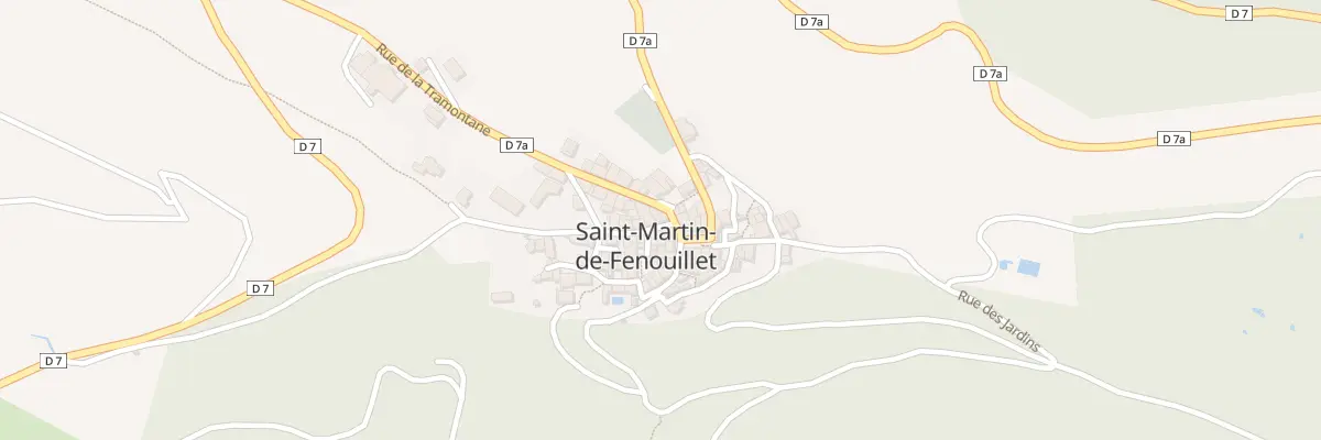 Plan du 5007F Le Village à Saint-Martin-de-Fenouillet