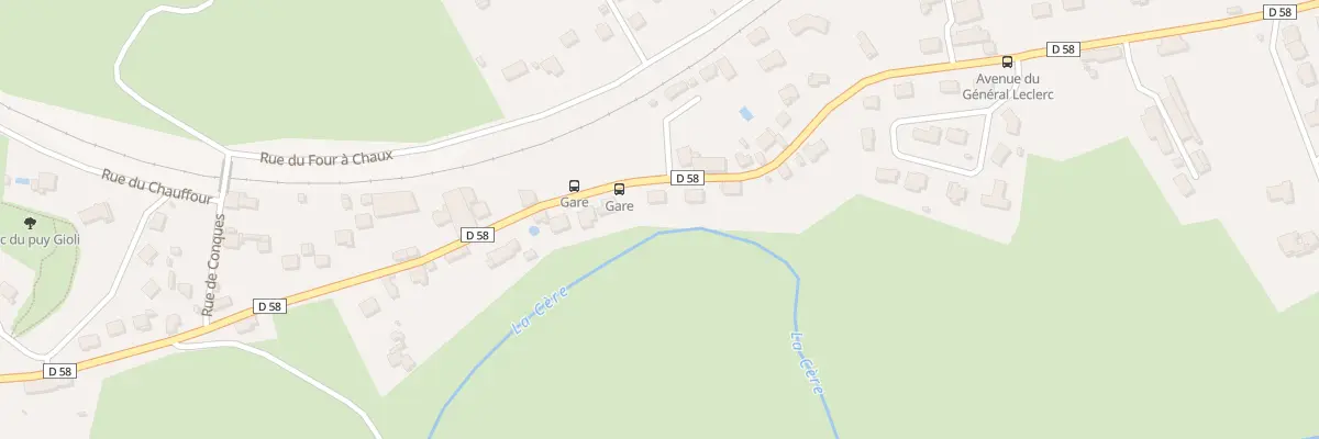 Plan du 54 Av du Général Leclerc à Arpajon-sur-Cère