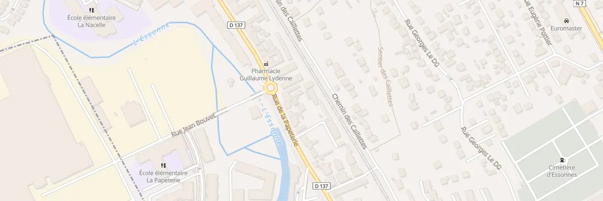 Plan du 91B Rue de la Papeterie à Corbeil-Essonnes