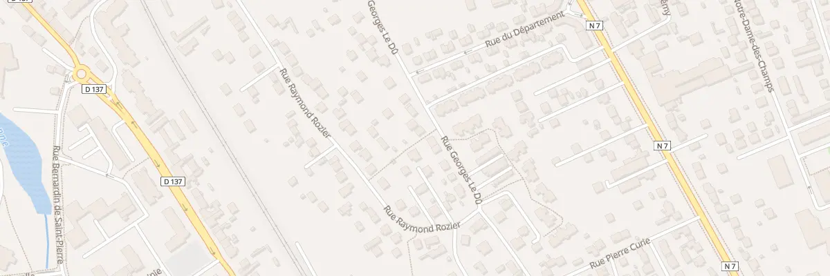 Plan du 30 Rue Georges le Dû à Corbeil-Essonnes