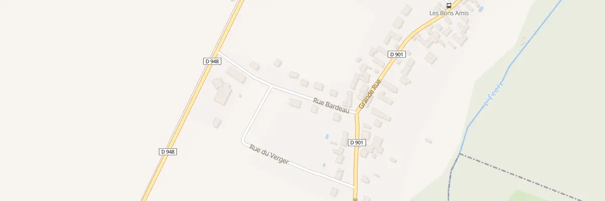 Plan du 7 Rue Bardeau à Dannemois