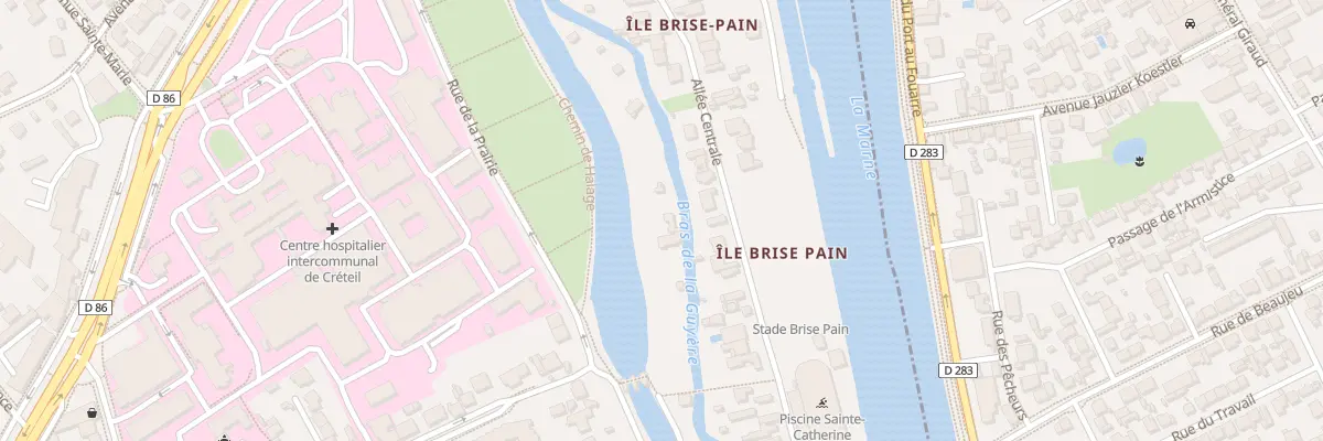 Plan du 9002 All des Coucous à Créteil