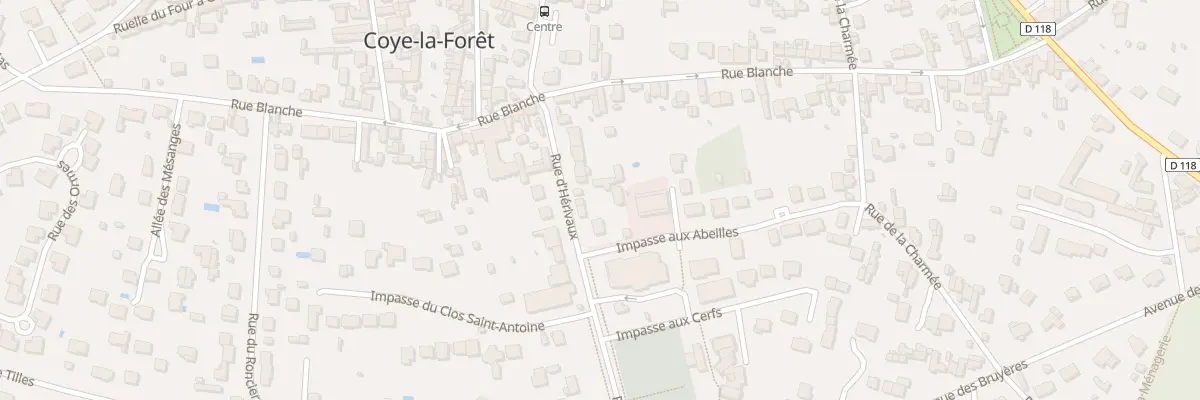 Plan du 15 Rue d’Hérivaux à Coye-la-Forêt