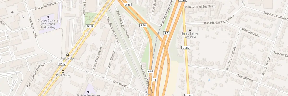 Plan du 8 Rue de la Liberté à Noisy-le-Sec