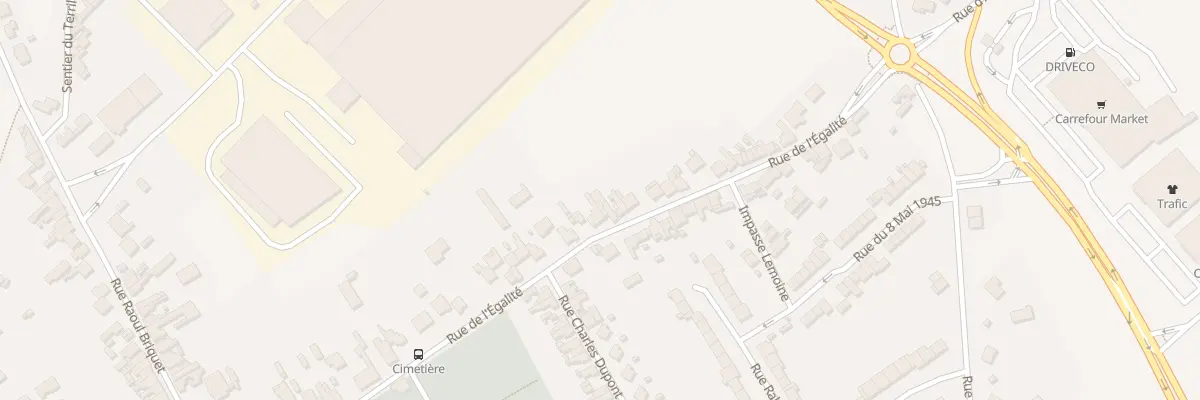 Plan du 67 Rue de l’Egalité à Auchel