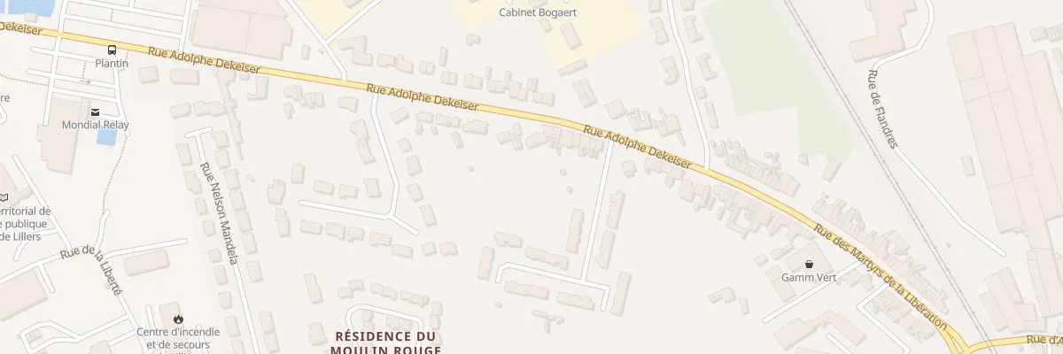 Plan du 90 Rue Adolphe Dekeiser à Lillers
