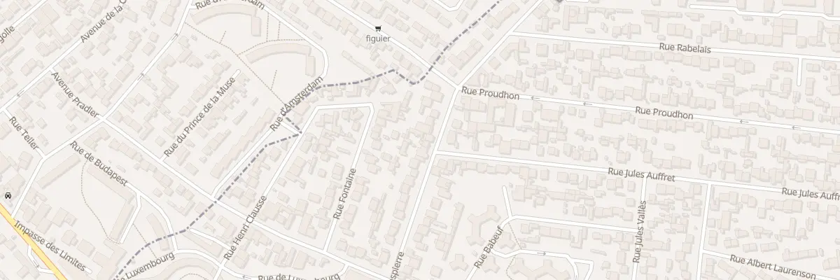 Plan du 75 Rue Robespierre à Bobigny