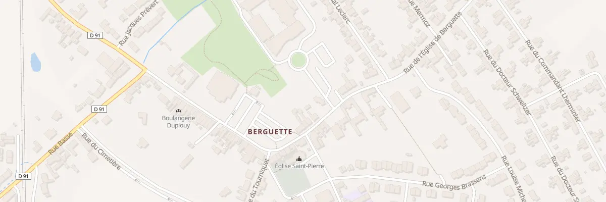 Plan du 23 Rue de l’Eglise de Berguette à Isbergues